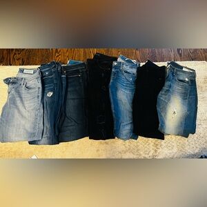 Bundle of 10 Size 28 jeans- skinny slim fits